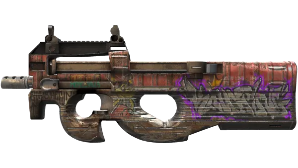 StatTrak™ P90 | Freight (Well-Worn)