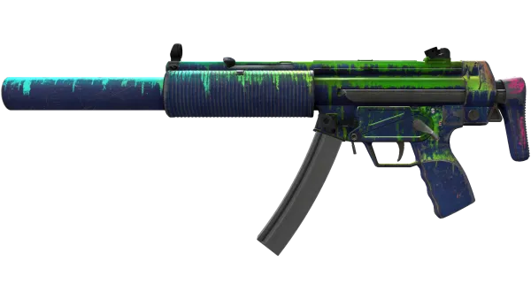 MP5-SD | Phosphor (Battle-Scarred)
