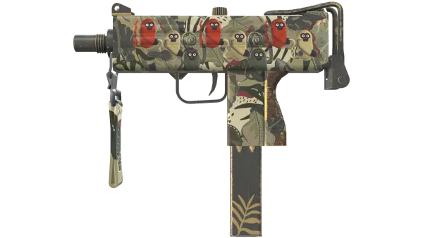 MAC-10 | Monkeyflage (Minimal Wear)