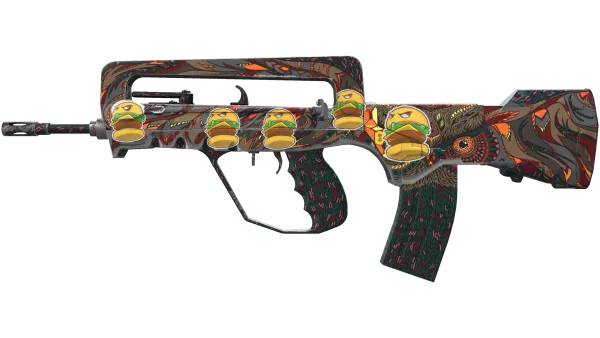 StatTrak™ FAMAS | Eye of Athena (Field-Tested)