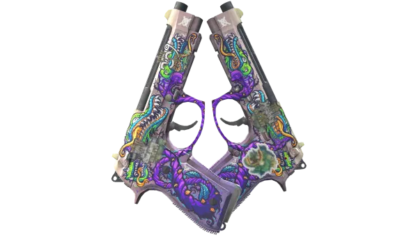 Dual Berettas | Flora Carnivora (Minimal Wear)