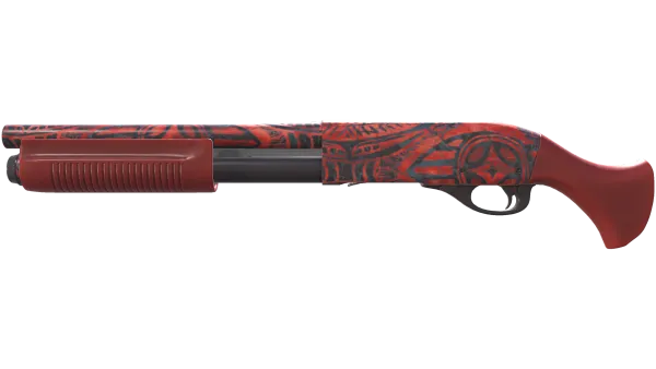 Sawed-Off | Crimson Batik (Minimal Wear)