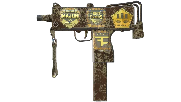 Souvenir MAC-10 | Sienna Damask (Field-Tested)
