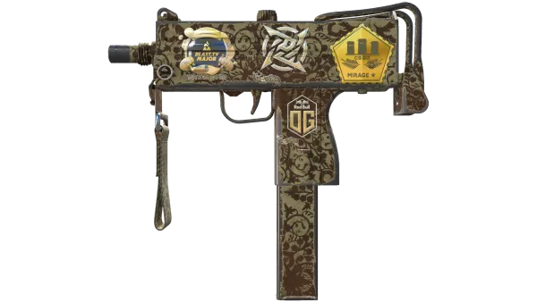 Souvenir MAC-10 | Sienna Damask (Field-Tested)