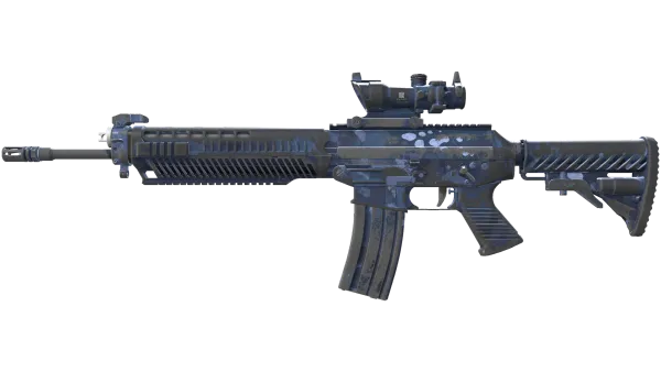 SG 553 | Night Camo (Battle-Scarred)