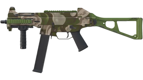 UMP-45 | Green Swirl (Minimal Wear)