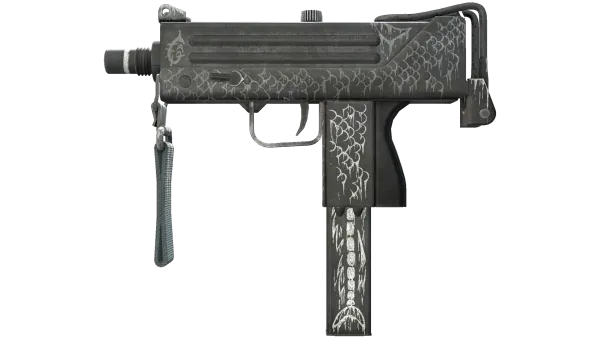 MAC-10 | Whitefish (Battle-Scarred)