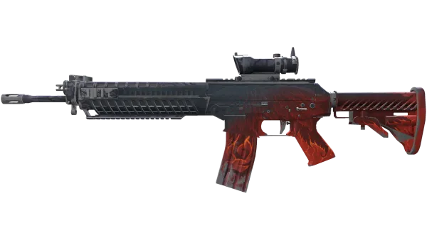 SG 553 | Darkwing (Battle-Scarred)