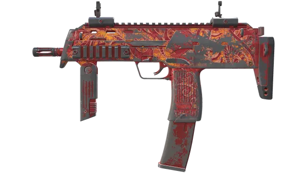 MP7 | Coral Paisley (Battle-Scarred)