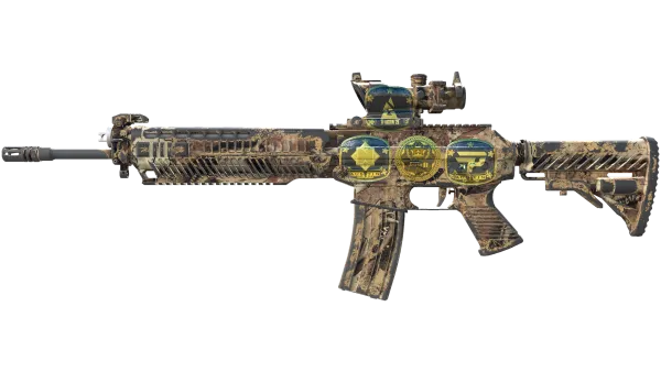 Souvenir SG 553 | Bleached (Well-Worn)