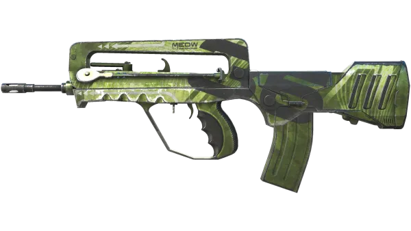 StatTrak™ FAMAS | Meow 36 (Battle-Scarred)