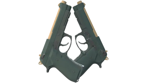 Dual Berettas | Contractor (Minimal Wear)