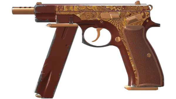 CZ75-Auto | Honey Paisley (Field-Tested)