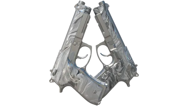Dual Berettas | Silver Pour (Minimal Wear)