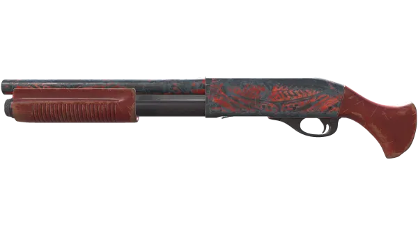 Sawed-Off | Crimson Batik (Battle-Scarred)