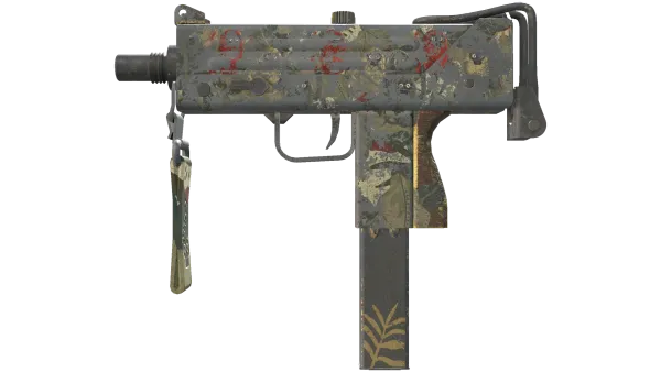 StatTrak™ MAC-10 | Monkeyflage (Battle-Scarred)