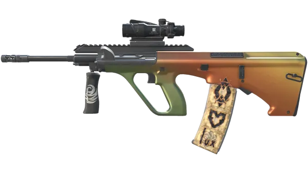 AUG | Amber Fade (Minimal Wear)