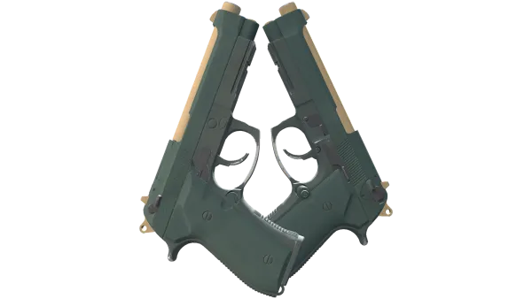Dual Berettas | Contractor (Minimal Wear)