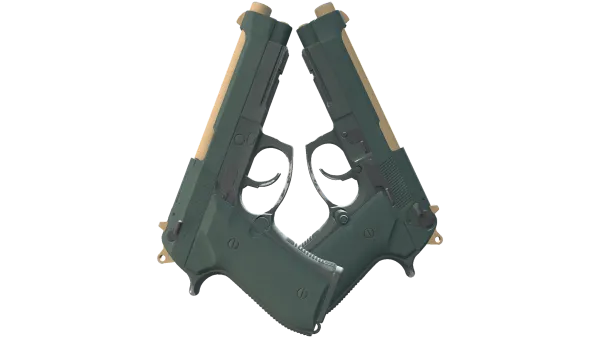 Dual Berettas | Contractor (Minimal Wear)