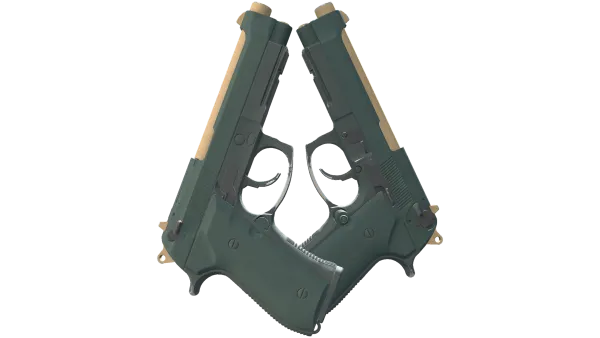 Dual Berettas | Contractor (Minimal Wear)