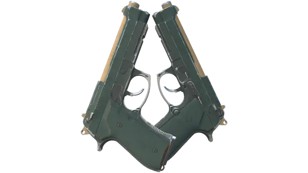 Dual Berettas | Contractor (Well-Worn)