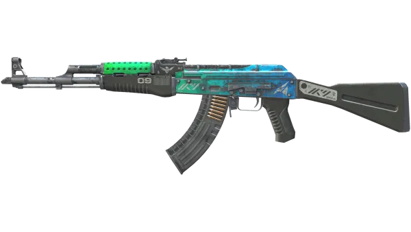 StatTrak™ AK-47 | Ice Coaled (Battle-Scarred)