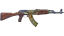 Миниатюра StatTrak™ AK-47 | Case Hardened (Battle-Scarred)