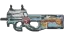Miniatura de Souvenir P90 | Glacier Mesh (Battle-Scarred)