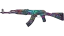 Miniatura de StatTrak™ AK-47 | Nightwish (Well-Worn)