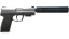 Miniatura de StatTrak™ USP-S | Stainless (Factory New)