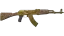 Vorschau von Souvenir AK-47 | Gold Arabesque (Well-Worn)