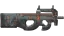P90 | Trigon (Well-Worn) thumbnail