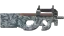 Миниатюра StatTrak™ P90 | Death Grip (Battle-Scarred)