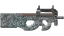 Miniature de StatTrak™ P90 | Death Grip (Battle-Scarred)