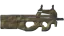 P90 | Sand Spray (Well-Worn) thumbnail