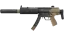 StatTrak™ MP5-SD | Desert Strike (Minimal Wear) thumbnail