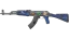 Miniature de StatTrak™ AK-47 | Blue Laminate (Field-Tested)