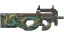 Vorschau von StatTrak™ P90 | Emerald Dragon (Minimal Wear)