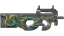 Miniature de StatTrak™ P90 | Emerald Dragon (Minimal Wear)