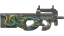 Миниатюра StatTrak™ P90 | Emerald Dragon (Minimal Wear)
