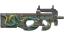 صورة مصغرة لـ StatTrak™ P90 | Emerald Dragon (Minimal Wear)