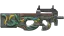 Vorschau von StatTrak™ P90 | Emerald Dragon (Minimal Wear)