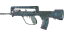 FAMAS | Cyanospatter (Well-Worn) thumbnail