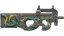 صورة مصغرة لـ StatTrak™ P90 | Emerald Dragon (Minimal Wear)