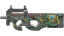 صورة مصغرة لـ StatTrak™ P90 | Emerald Dragon (Minimal Wear)