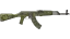 Miniatura de AK-47 | Olive Polycam (Field-Tested)