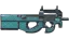 Miniatura de StatTrak™ P90 | Traction (Minimal Wear)