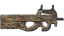 P90 | Desert Halftone (Well-Worn) 缩略图