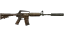 Miniatura de Souvenir M4A1-S | Mud-Spec (Battle-Scarred)