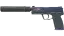 USP-S | Black Lotus (Battle-Scarred) thumbnail